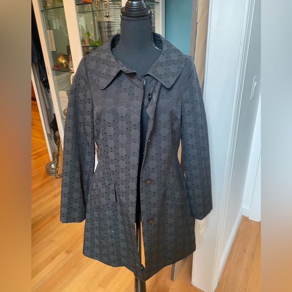 Trina Turk black women’s coat size 8 new with tags - Picture 2 of 10